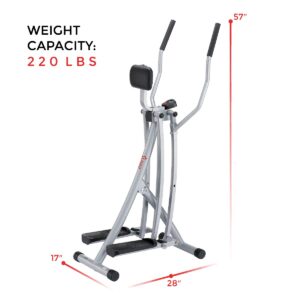 Sunny Health and Fitness (SF-E902) Air Walk Trainer - Silver