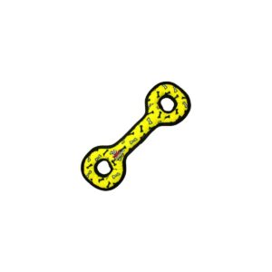 Tuffy Ultimate Tug-O-War Print Dog Toy - Yellow