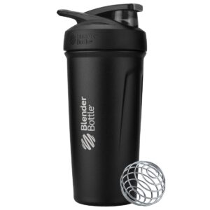 BlenderBottle 24oz Strada Stainless Steel Water Bottle - Black