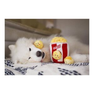 ZippyPaws Burrow Popcorn Bucket Dog Toy