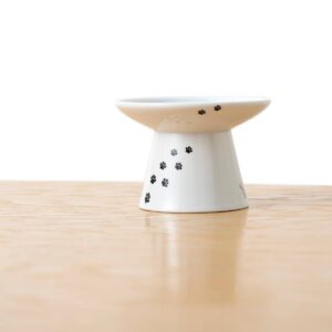 Necoichi Raised Cat Food Bowl - Extra Wide