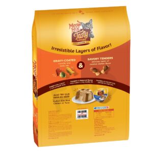 Meow Mix Tasty Tasty Layers Roasted Chicken Flavor and Homestyle Gravy Dry Cat Food - 13lbs
