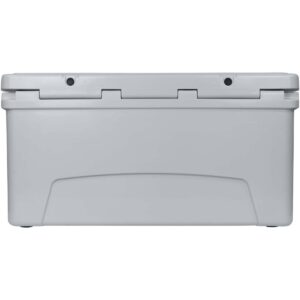 Driftsun Heavy Duty Rotomolded Thermoplastic UV Resistant Portable Commercial Grade 110 Quart Insulated Hard Ice Chest Beverage Cooler, Grey