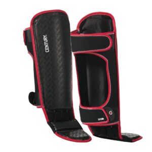 Century Martial Arts Brave MMA Shin Guards S/M - Red/Black