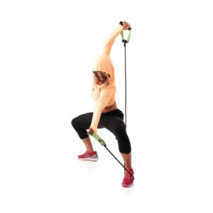 Escape Fitness Lightweight Multi Function Elastic Power 01 Tubes for Conditioning, Flexibility, and Cardio, Pink
