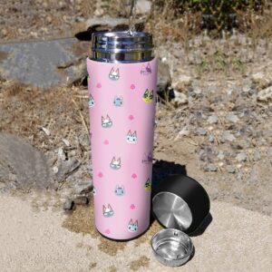 Nintendo Animal Crossing 17oz Stainless Steel Water Bottle - Cats