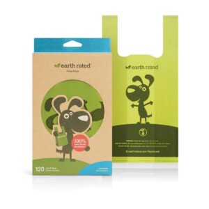 Earth Rated Dog Waste Disposal Handle Bags - 120ct