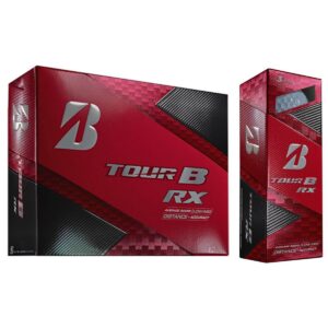 Bridgestone Tour B RX Feel and Distance Golf Balls Low Average Score (2 Dozen)