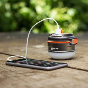 Wagan Brite-Nite Dome USB LED Lantern - Gray