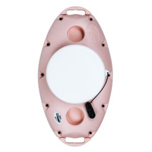 CreekKooler CKP169 PuP Portable Waterproof Floating Insulated 15 Quart Kayak Water Sport Drink Beverage Ice Chest Cooler, Rose Quartz