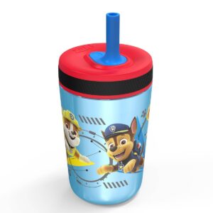 Nickelodeon PAW Patrol 12oz Stainless Steel Spill-Proof Straw Tumbler - Zak Designs