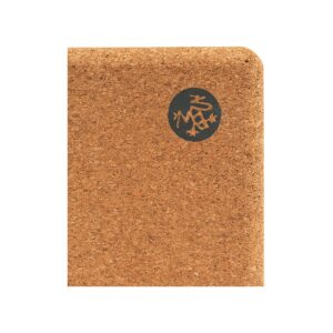 Manduka Cork Yoga Block - Light Brown