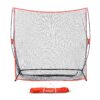 GoSports Golf Practice Hitting Net, 7 x 7 Foot Personal Driving Range with Ball Return Feature and Carrying Bag for Indoor or Outdoor Use