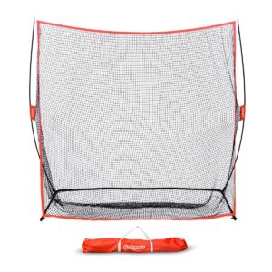 GoSports Golf Practice Hitting Net, 7 x 7 Foot Personal Driving Range with Ball Return Feature and Carrying Bag for Indoor or Outdoor Use