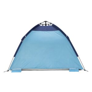 SlumberTrek 3049332VMI Mersa Universal Outdoor Compact Pop Up Auto Ezee Beach Sun Shelter Tent, Blue