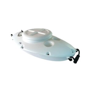 CreekKooler Kayak or Canoe River Floating Beverage & Food Storing Cooler, White