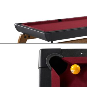 Hall of Games Edgewood 84" Billiard Table - Red