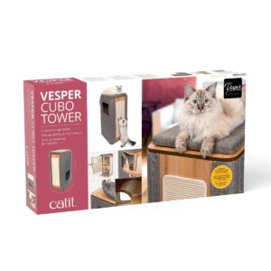 Catit Vesper Cubo Tower Cat Toy