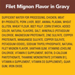 Pedigree Choice Cuts In Gravy Filet Mignon Flavor Wet Dog Food - 3.5oz