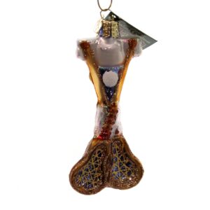 Old World Christmas 4.5" Lacrosse Set Team Sport Speed Player - Tree Ornaments