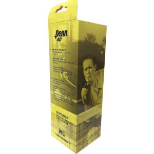Penn 40 Outdoor Pickleball Balls, Sleeve of 3 Balls