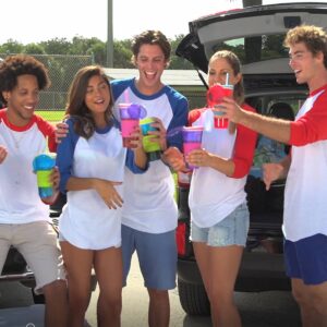 Snackeez 2-in-1 Snack & Drink Cup Blue/Green