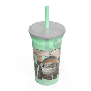 Star Wars: The Mandalorian 2pc Fun Sip Tumbler and Park Straw Bottle - Zak Designs
