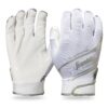 Franklin Sports Supratak Adult Large Receiver Gloves -White L