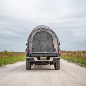 Napier Backroadz Vehicle Specific Compact Regular Truck Bed Portable 2 Person Outdoor Camping Tent with Convenient Carry Bag, Camouflage