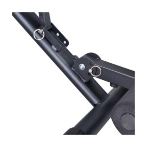 HolaHatha Adjustable 7 Position Upright Incline Decline Folding Flat Fitness Workout Weight Bench for Strength Training, Home Gym & Full-Body Exercise