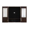Viper 40-0407 Solid Pine Metropolitan Sisal Bristle Steel Tip Dartboard Cabinet, Espresso Finish