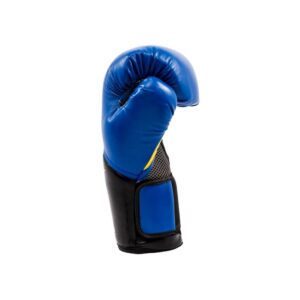 Everlast Pro Style Elite Exercise Workout Training Boxing Gloves for Sparring, Heavy Bag and Mitt Work, Size 12 Ounces, Blue