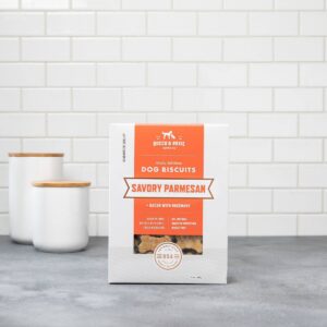 Rocco & Roxie Supply Co. Savory Parmesan with Bacon and Rosemary Dog Treats - 14oz
