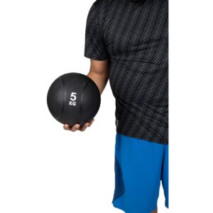 Mind Reader Medicine Ball, Black, 5 kg/11 lb.