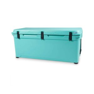 Engel 123 High Performance 108-Quart Portable Durable Rotomolded Airtight 130 Can Hard Cooler and Ice Box for Camping & Sports Events, Seafoam Green