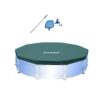 Intex Cleaning Maintenance Swimming Pool Kit & 15' Above Ground Pool Cover