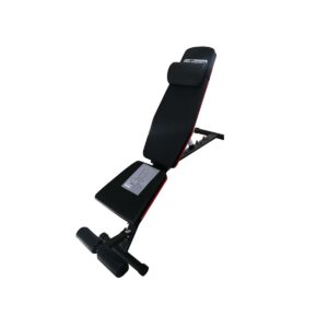 HolaHatha Adjustable 7 Position Upright Incline Decline Folding Flat Fitness Workout Weight Bench for Strength Training, Home Gym & Full-Body Exercise