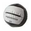Dynamax 20 Pound 14 Inch Diameter Burly Exercise Weight Training Toning Medicine Ball for Home Gym Core Workout, Gray and Black