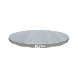 Intex 28041E UV Resistant Deluxe Debris Pool Cover for 18-Foot Intex Ultra Frame Round Above Ground  Swimming Pools with Drain Holes
