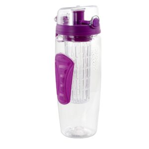 Gibson Home Rockland 4 Piece 32 Ounce Hydration Water Bottle Set in Assorted Colors