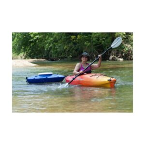 CreekKooler Portable Floating Insulated 30 Quart Kayak Beverage Cooler, Red
