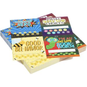 144-Pack Good Behavior Incentive Reward Cards, Motivate Kids Students, Ideal for Classroom, Home & Teacher, 3x3 inches