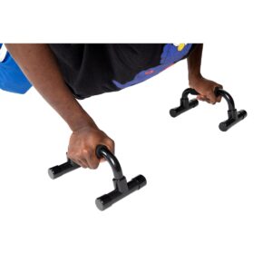 Mind Reader Push Up Bars, Set of 2, Black