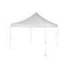 Caravan Canopy M Series Pro 2 10 x 10 ft Straight Leg Pop-Up Canopy Tent, White