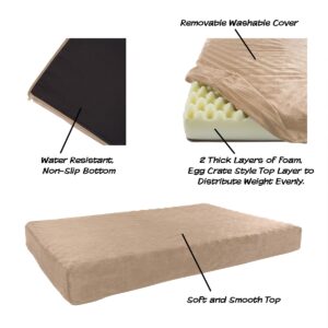 Petmaker Orthopedic Memory Foam Dog Bed with Removable Cover - Large
