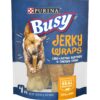 Purina Busy Grain Free Small/Medium Breed Dog Jerky Rawhide Treats Jerky Wraps Beefhide & Chicken Dog Treats - 4ct Pouch