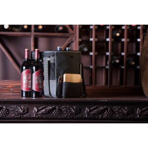 Picnic Time 10qt Duet Wine Cooler Black/Gray