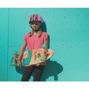 Nutcase Stripe Kids' Helmet - Pink
