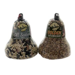 Home & Garden 5.25" Seed Bell Variety Set Bird Feeding Cardinals Wrens Mr Bird - Bird And Wildlife Food