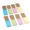 Juvale 8-Pack Blank Flash Cards 4 Pastel Colored with Rings, Study Flip Index Card, 50 Sheets Each, 2.2" x 3.5", Pink/ Blue/ Green/ Yellow
